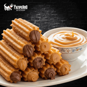 Churros con manjar o nutella